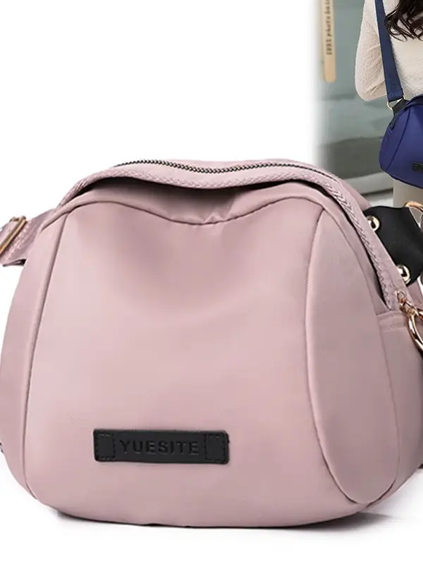2024 Women's Large Capacity Shell Bag Beige Shoulder Crossbody Commuting - Image 9