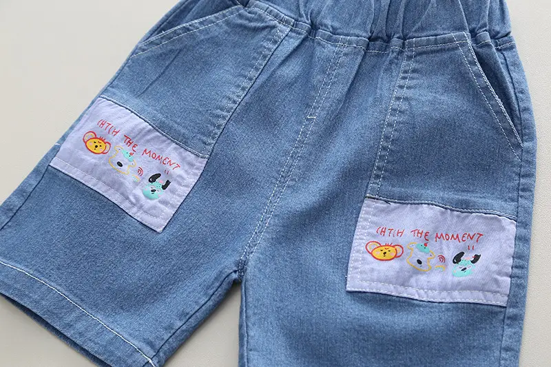 Kids T-shirt Shorts Set with Printed Design — feature 11