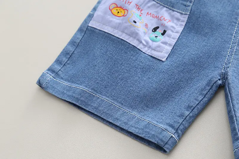 Kids T-shirt Shorts Set with Printed Design — feature 12