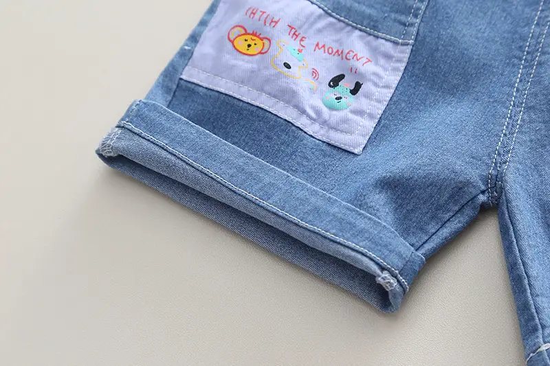 Kids T-shirt Shorts Set with Printed Design — feature 13