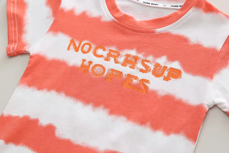 Kids T-shirt Shorts Set with Printed Design — feature 6