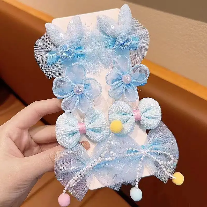 Princess Bow Hair Clip for Girls Pink Baby Flower Accessory - Image 5