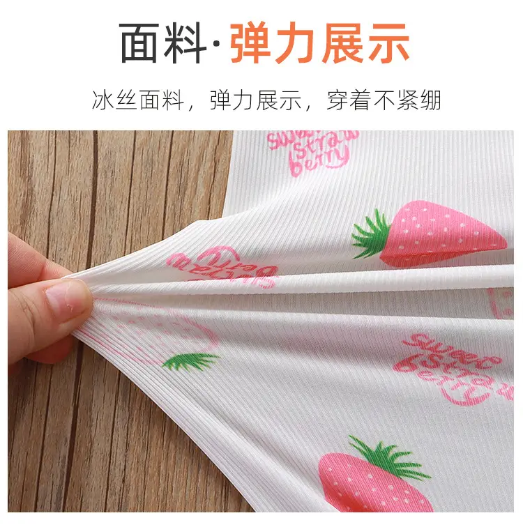 New children's pajamas summer suit cartoon printing boys thin short sleeve girls home clothes children's clothing wholesale — feature 5