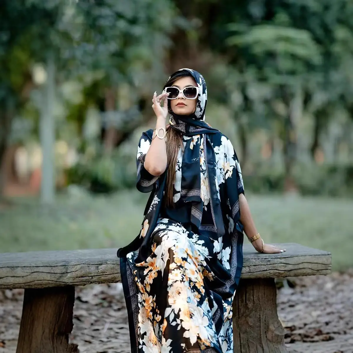 Abaya Summer Long Dress African Robe Large Size - Image 50
