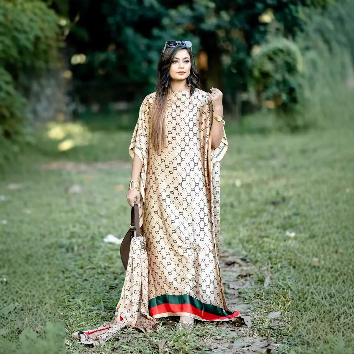 Abaya Summer Long Dress African Robe Large Size - Image 52