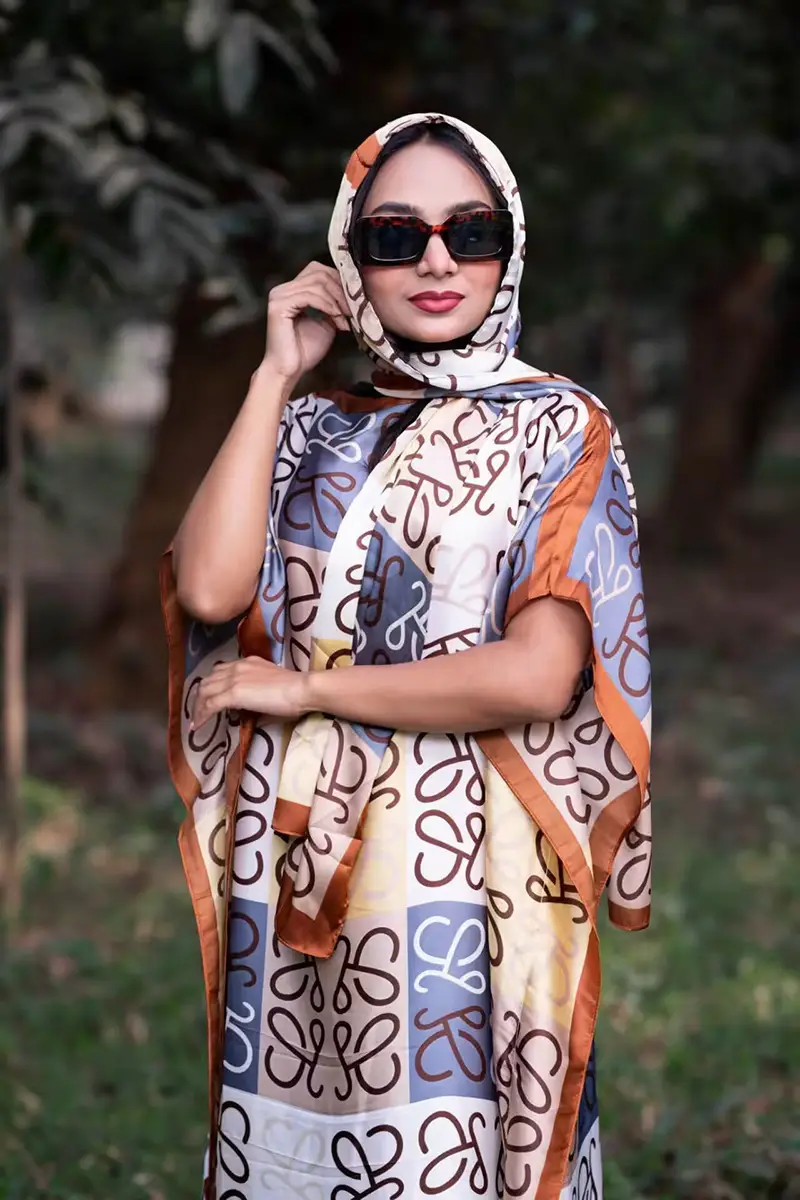 Abaya Summer Long Dress African Robe Large Size - Image 11