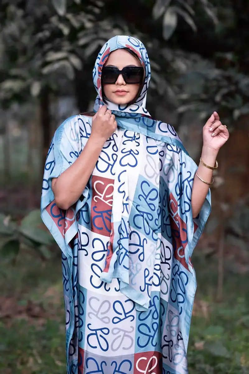 Abaya Summer Long Dress African Robe Large Size - Image 12