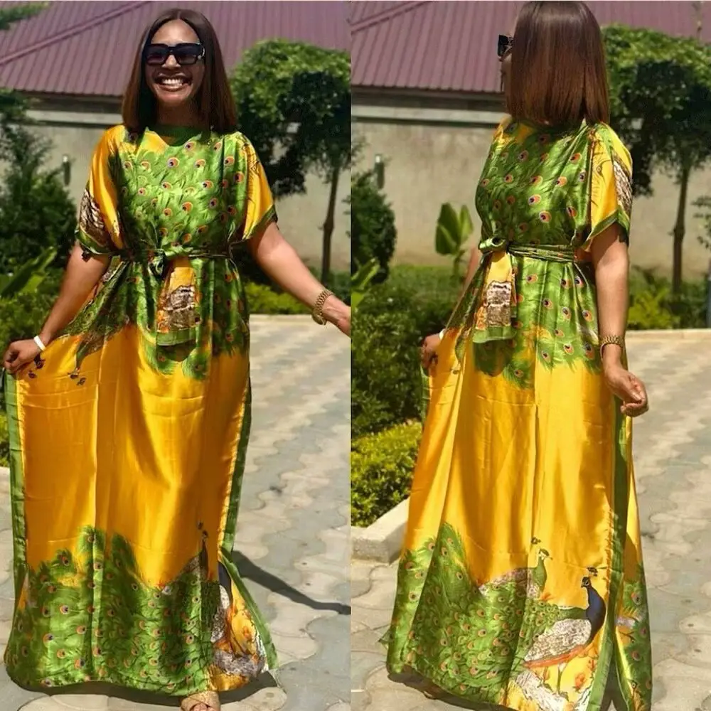 Abaya Summer Long Dress African Robe Large Size - Image 15