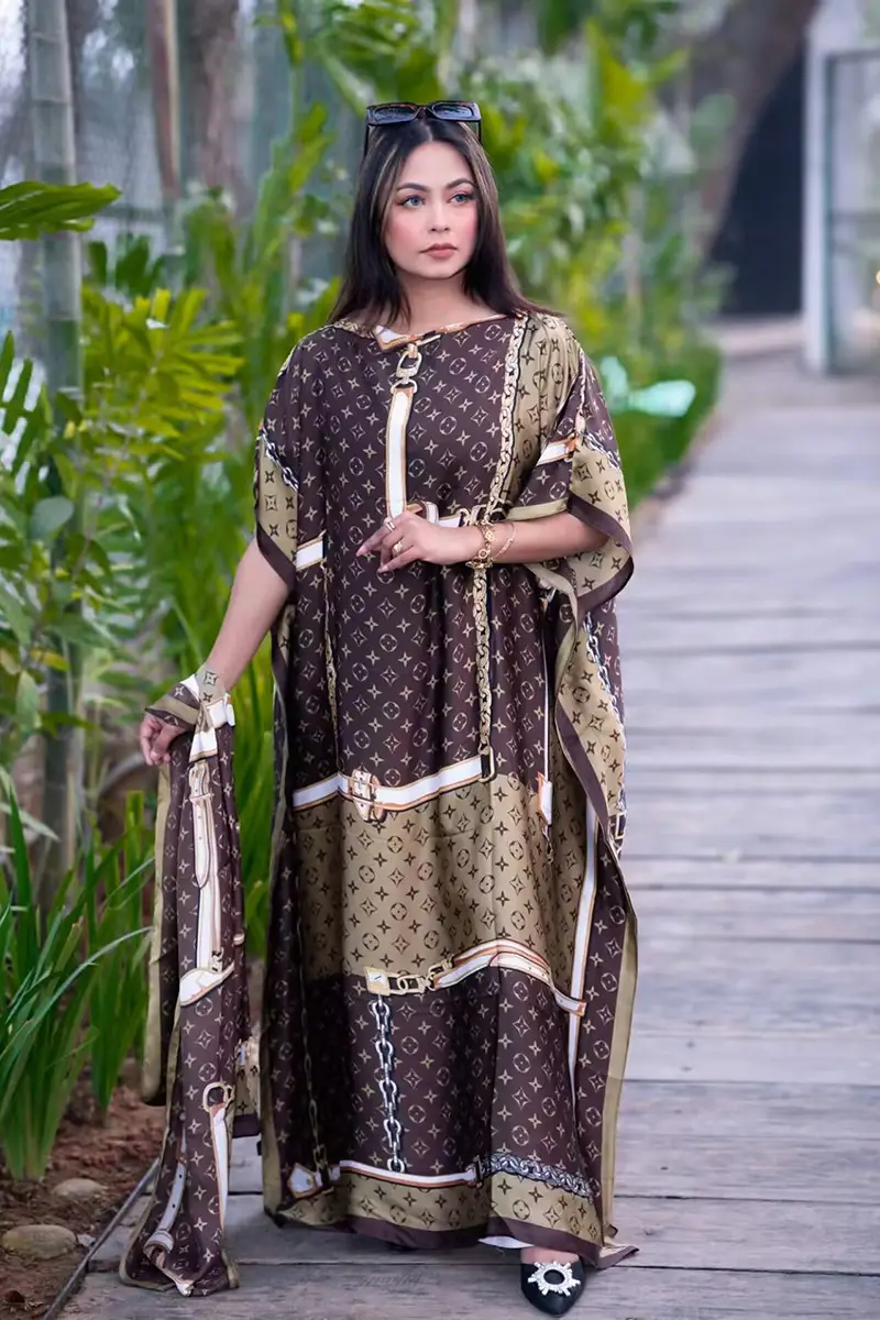 Abaya Summer Long Dress African Robe Large Size - Image 18