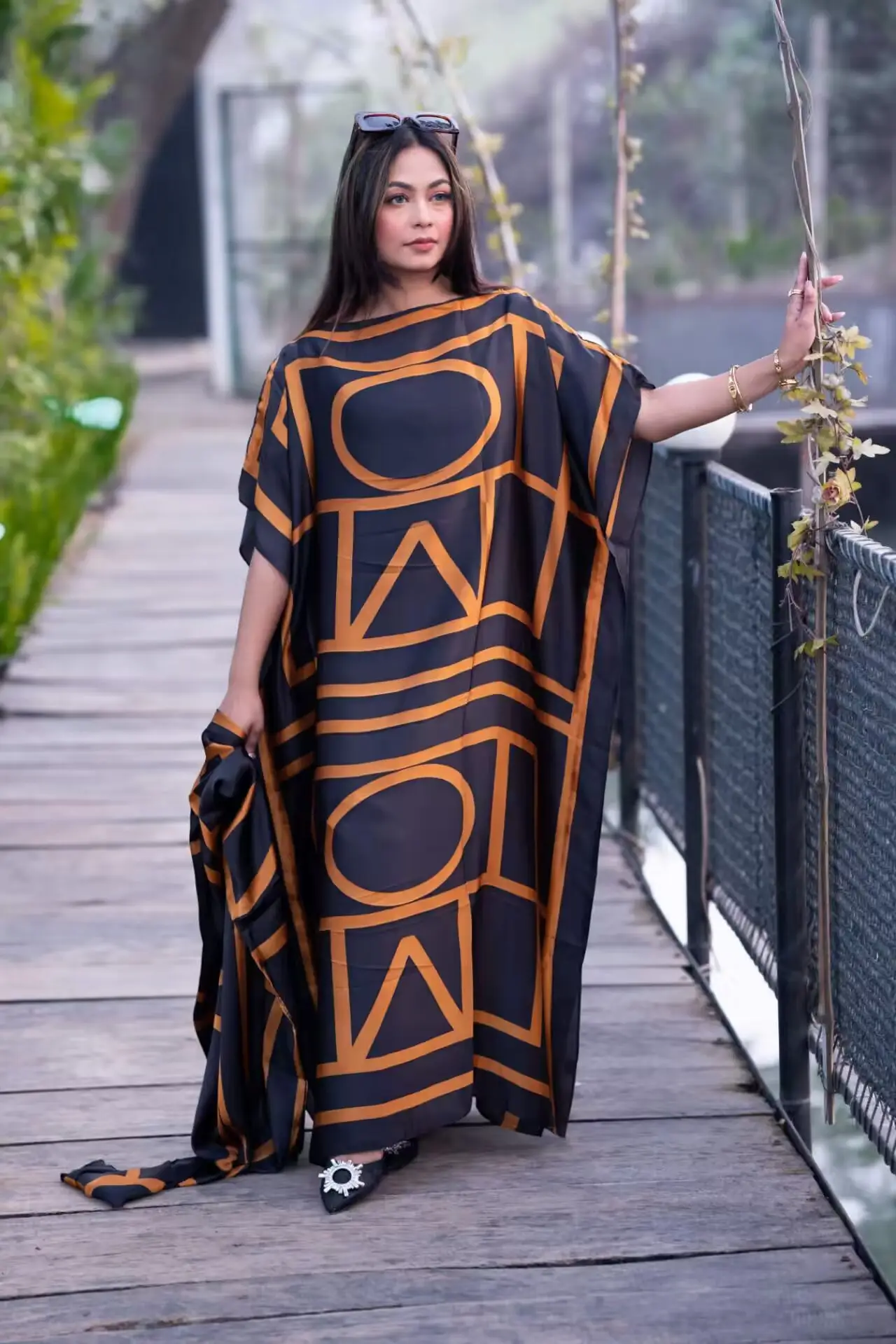 Abaya Summer Long Dress African Robe Large Size - Image 2
