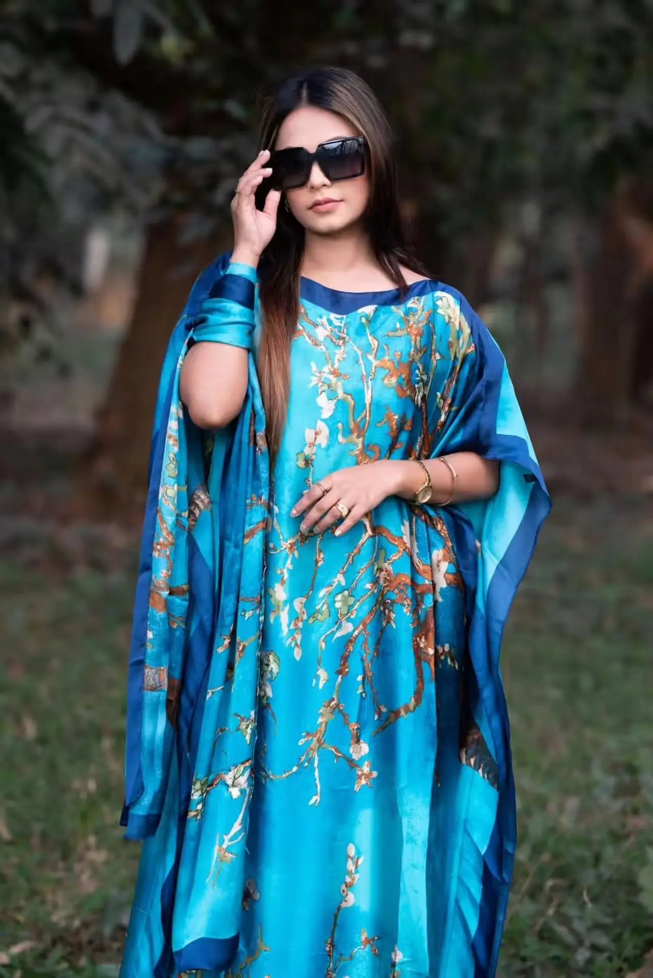 Abaya Summer Long Dress African Robe Large Size - Image 22