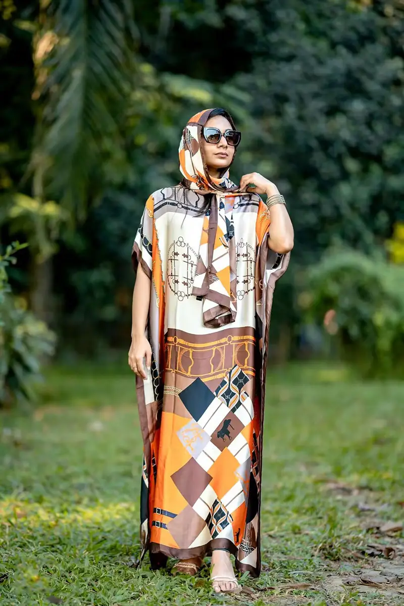 Abaya Summer Long Dress African Robe Large Size - Image 28