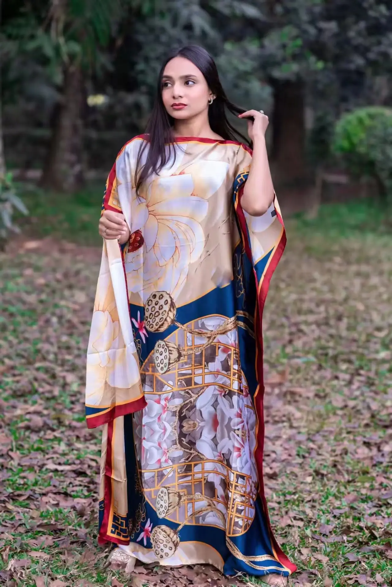 Abaya Summer Long Dress African Robe Large Size - Image 29