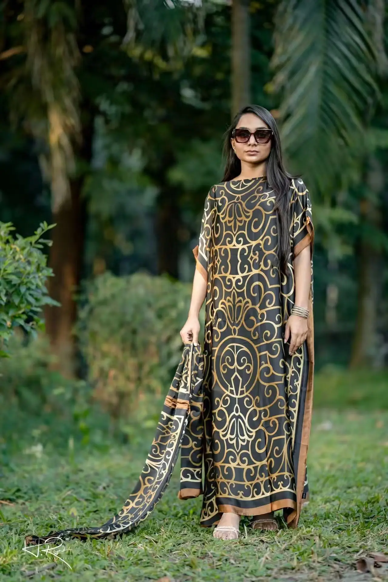 Abaya Summer Long Dress African Robe Large Size - Image 30