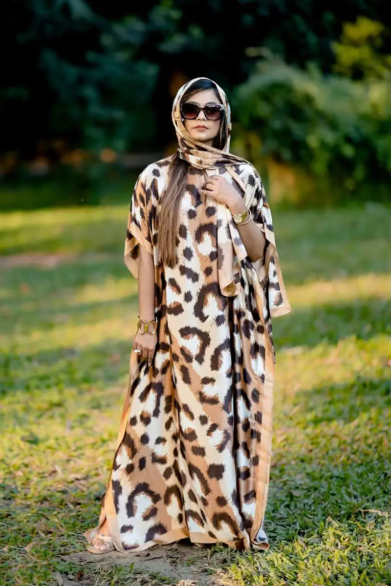 Abaya Summer Long Dress African Robe Large Size - Image 35