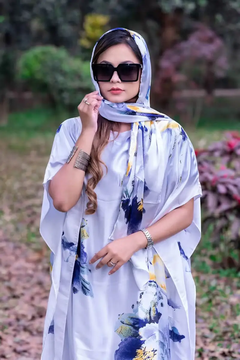 Abaya Summer Long Dress African Robe Large Size - Image 42