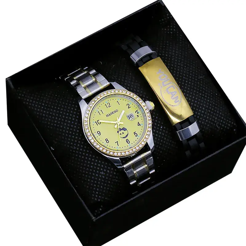 Women's Quartz Watch with Gold Dial Steel Strap - Image 14