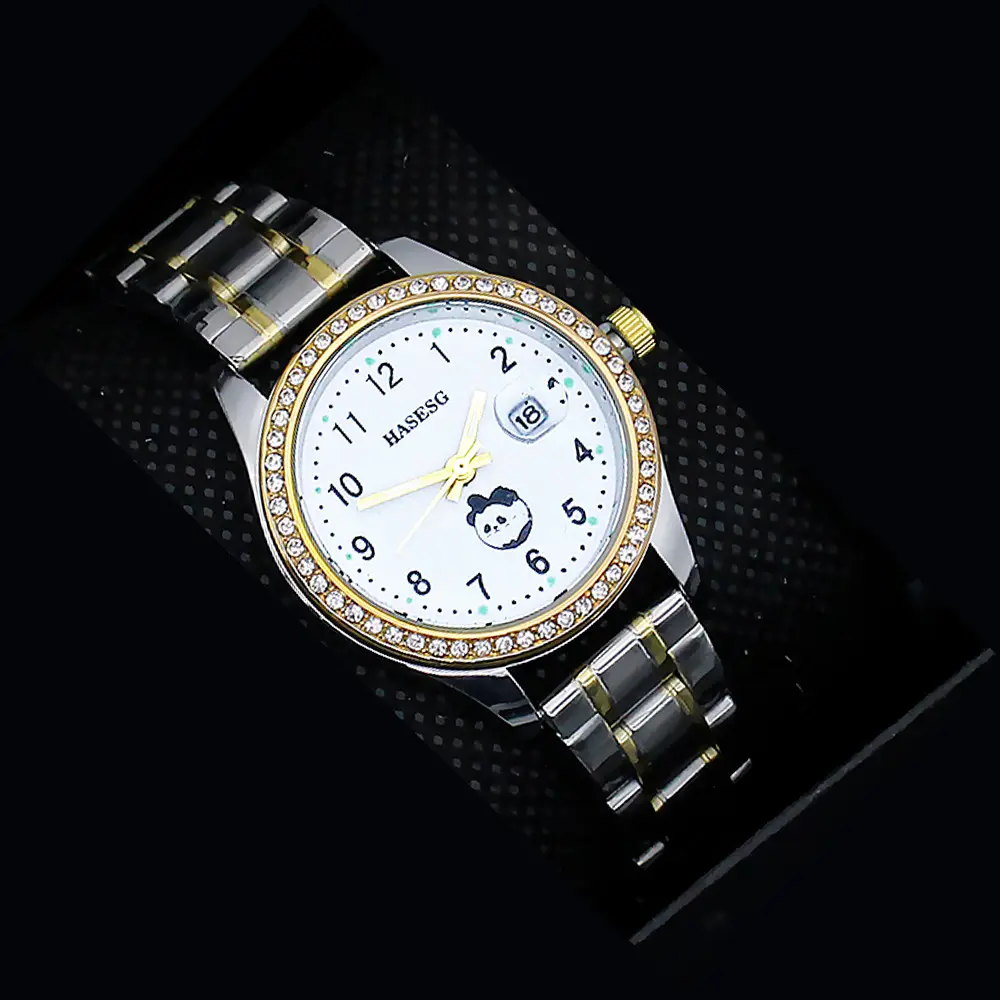 Women's Quartz Watch with Gold Dial Steel Strap — feature 13
