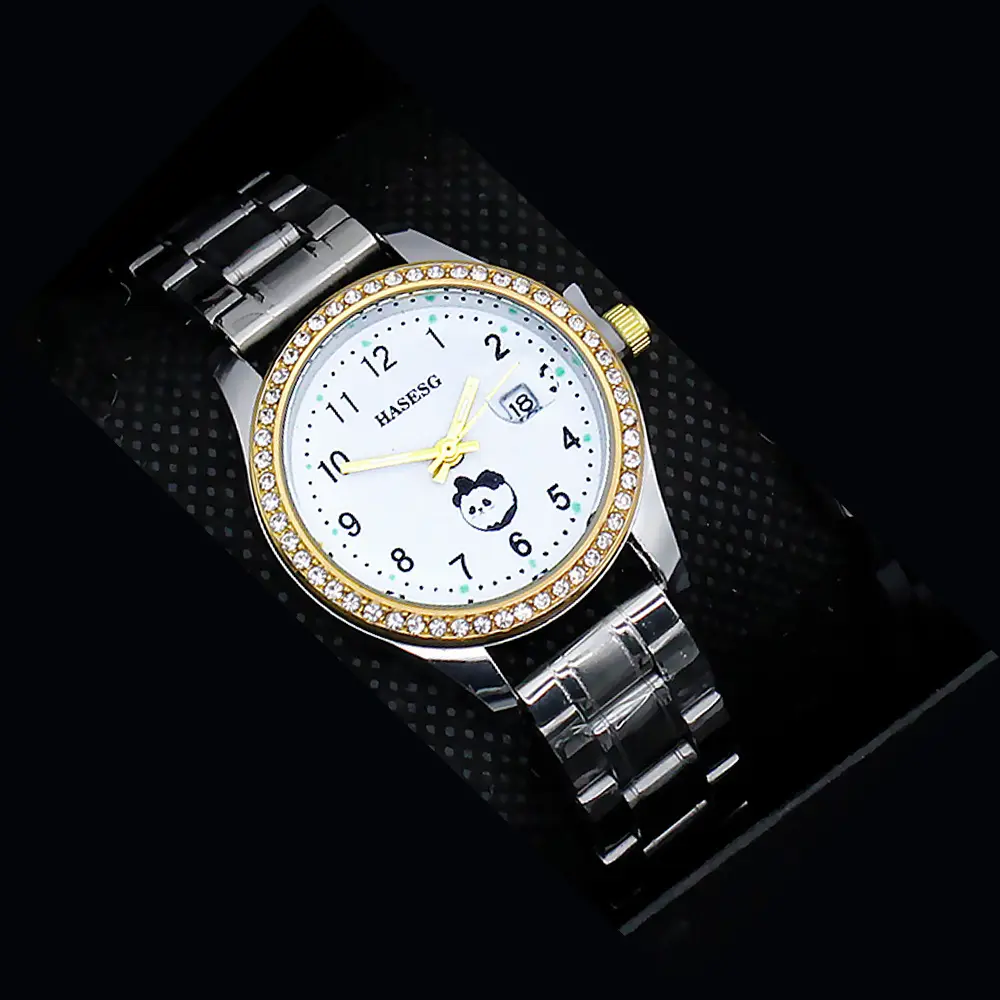 Women's Quartz Watch with Gold Dial Steel Strap — feature 18