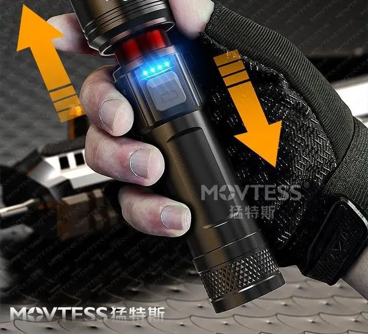 USB Rechargeable 4900N+ & 200N+ Flashlight Outdoor Emergency — feature 10