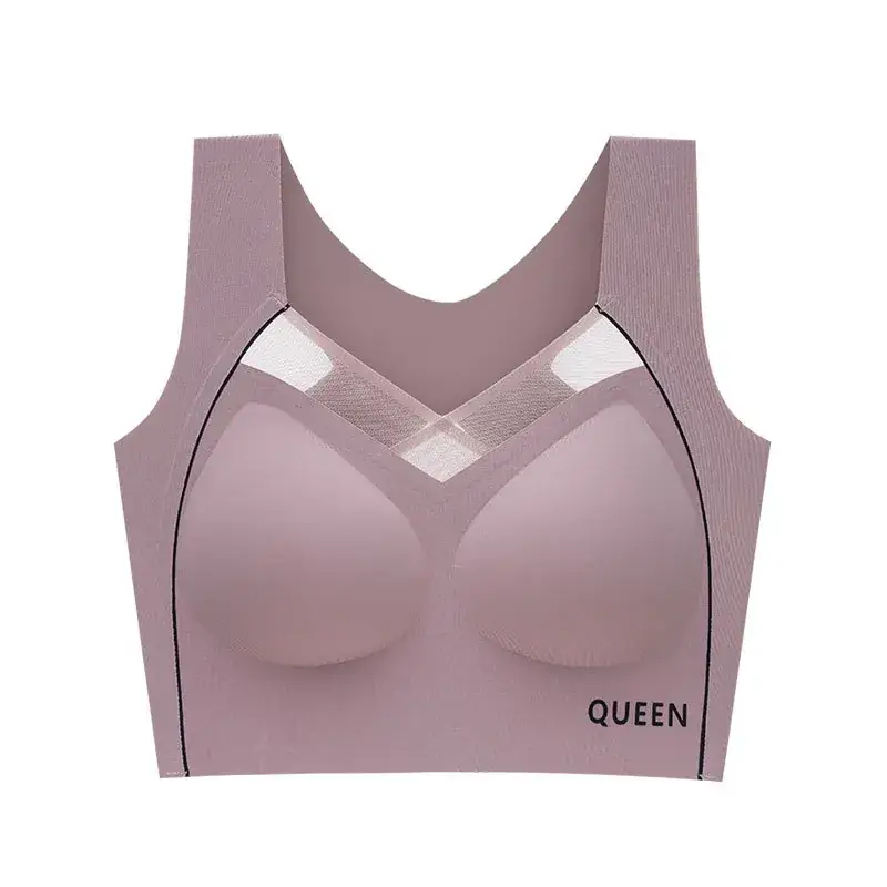 Women's Adjustable Anti-Sagging Push Up Bra Blue - Image 12