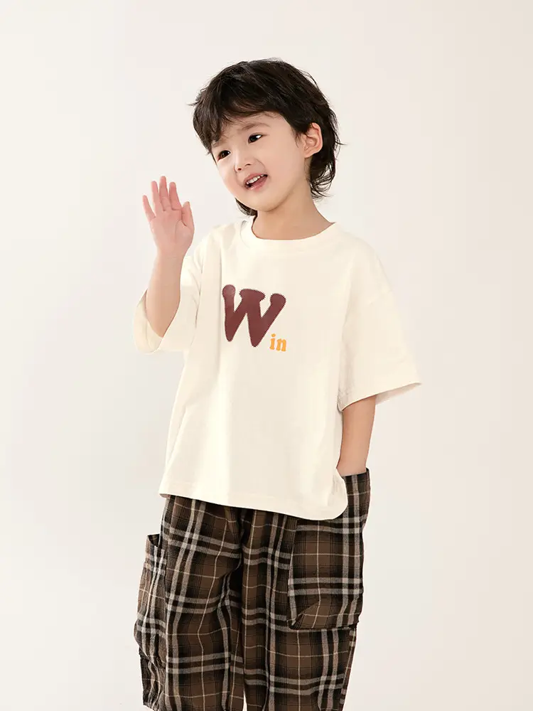 Boys Pure Cotton T-Shirt Short Sleeve Summer Wear - Image 3