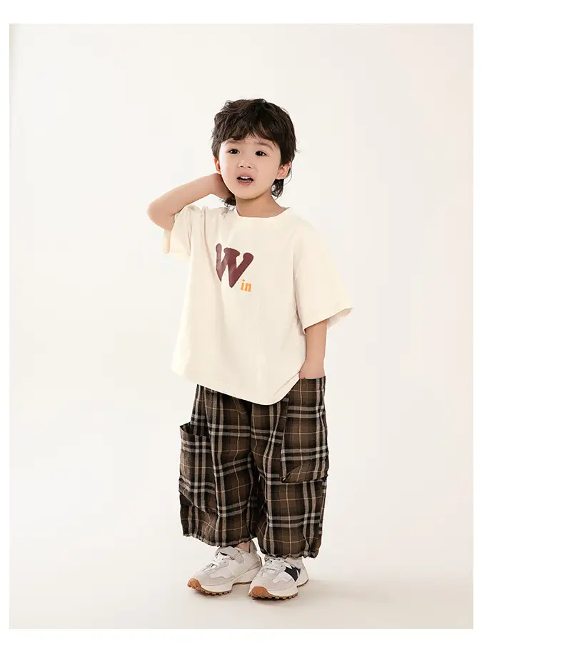 Boys Pure Cotton T-Shirt Short Sleeve Summer Wear — feature 20