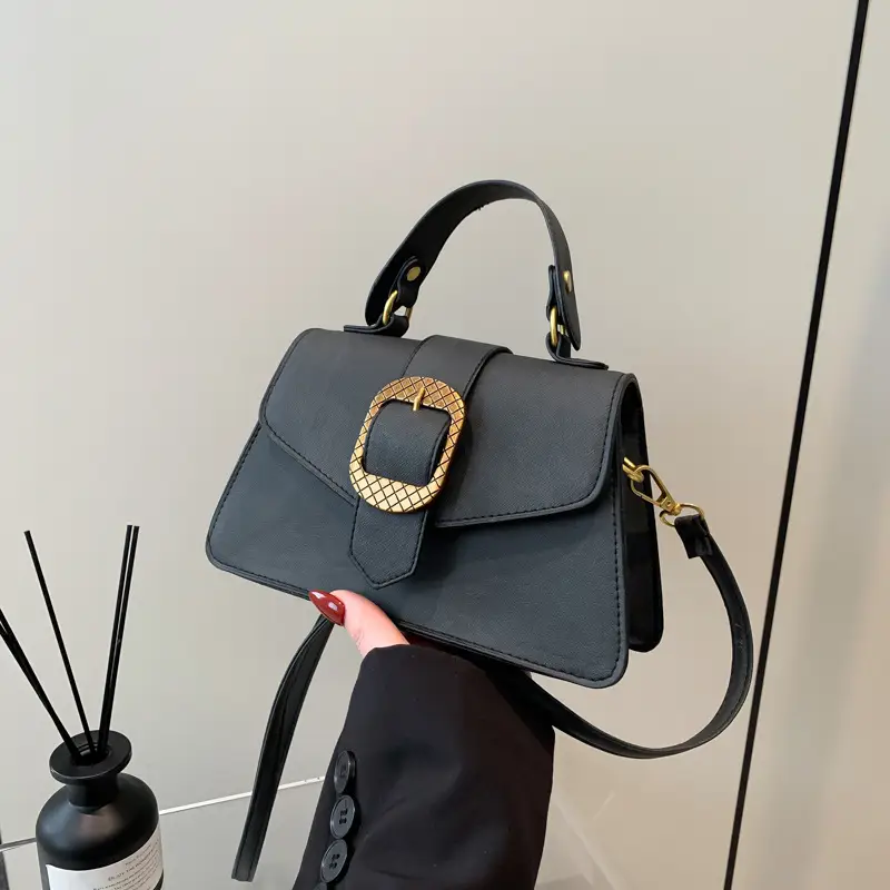 Elegant Beige Women's Shoulder Messenger Bag with Heart Charm - Image 8