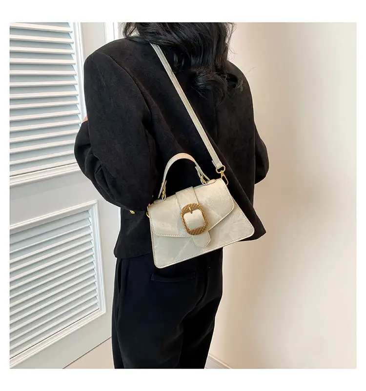 Elegant Beige Women's Shoulder Messenger Bag with Heart Charm — feature 12