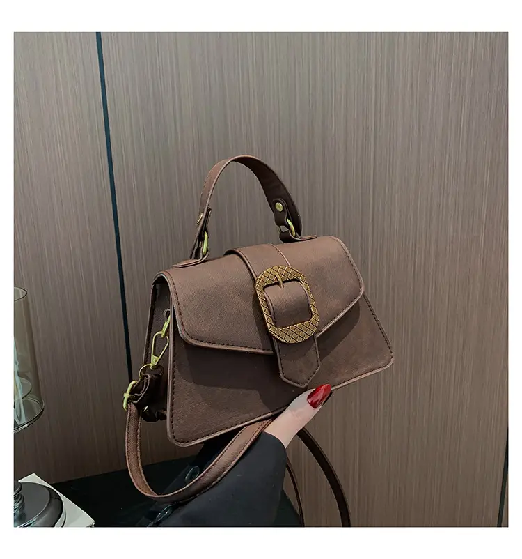 Elegant Beige Women's Shoulder Messenger Bag with Heart Charm — feature 26