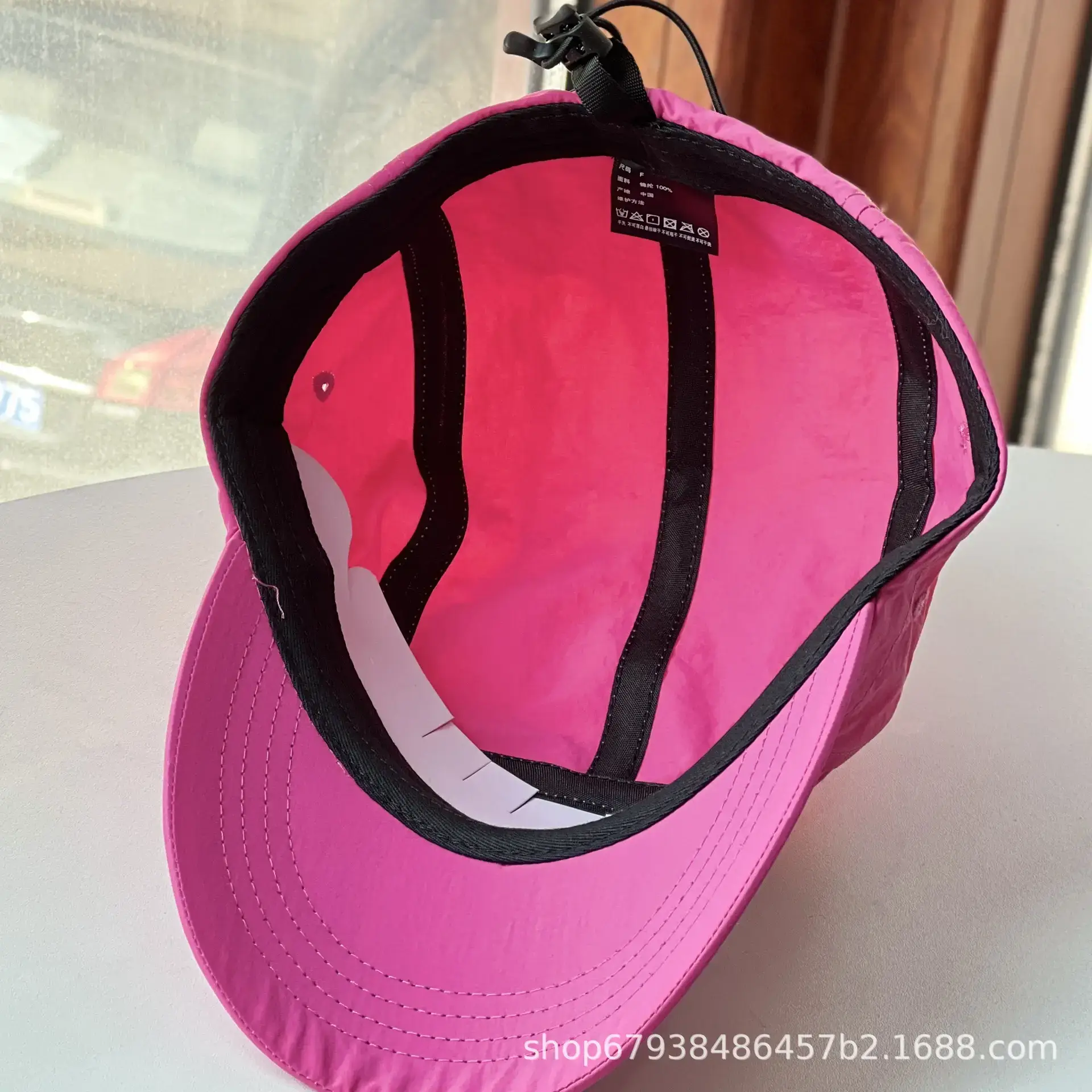 Women Sun Cap Pink Adjustable Summer Hat — feature 8