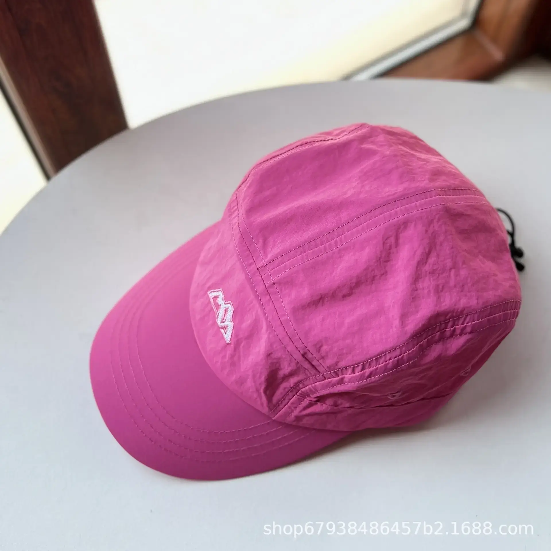Women Sun Cap Pink Adjustable Summer Hat