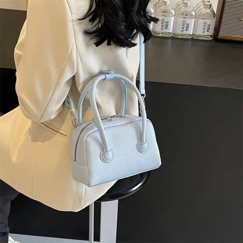 Light Blue Women's Shoulder Messenger Bag Spring Summer 2024 - Image 9