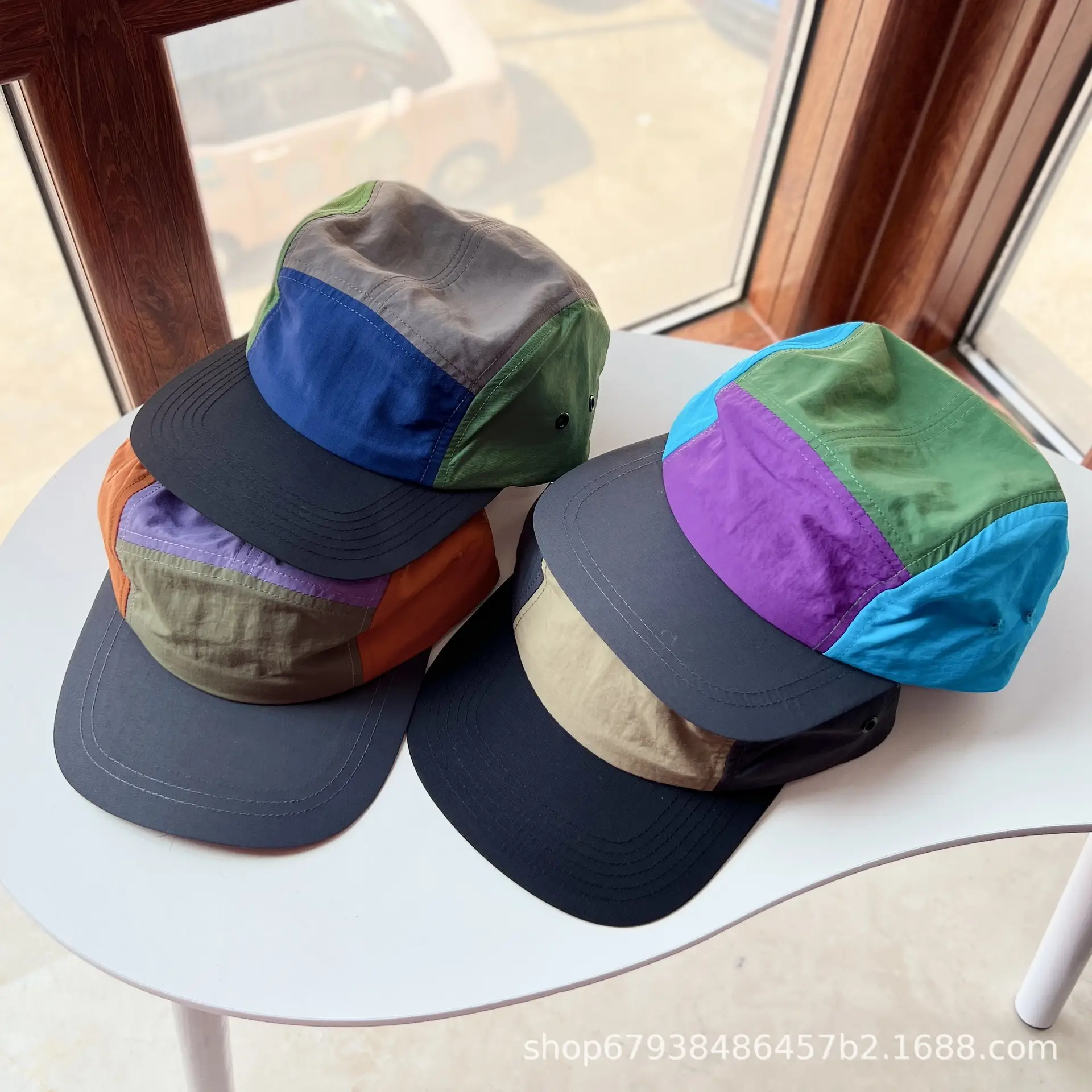 Men's Color Changing Sun Hat with Blue Green Trim - Image 5