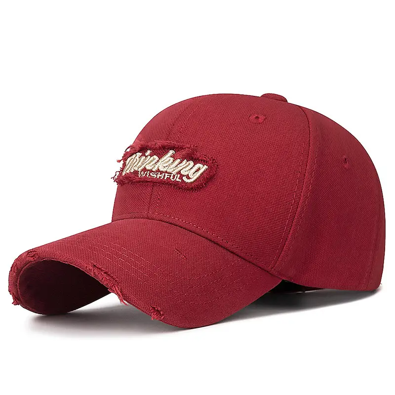Men Flying Eagle Embroidered Cap Red Baseball - Image 5