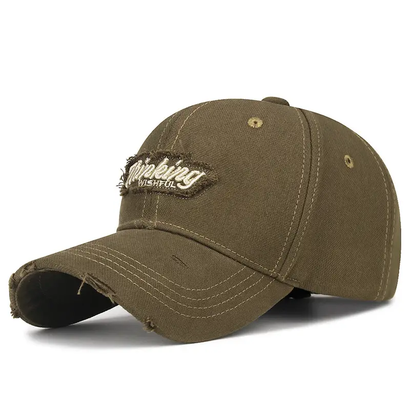 Men Flying Eagle Embroidered Cap Red Baseball - Image 9