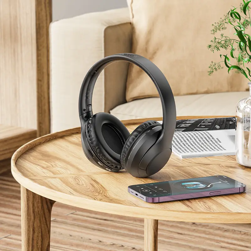 Borofone BO23 Bluetooth 5.3 Headset Black Blue - Image 4