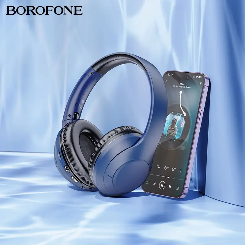 Borofone BO23 Bluetooth 5.3 Headset Black Blue — feature 11