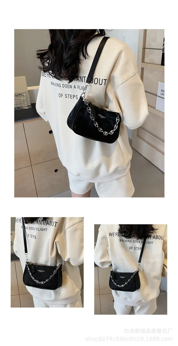 Black Chain Shoulder Bag for Women 2026 — feature 13