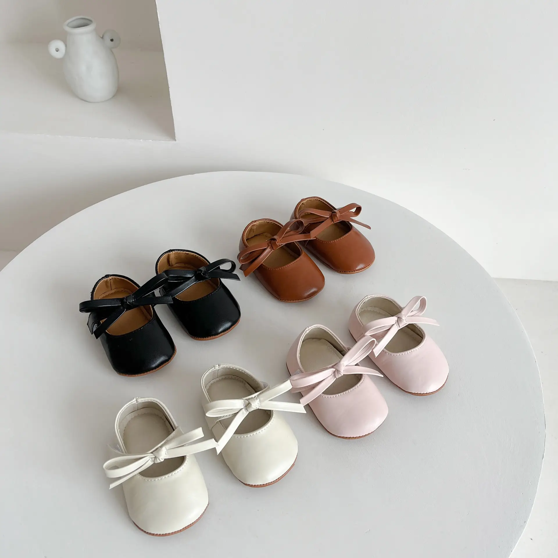 Pink Bowknot Baby Shoes for Girls Non-Slip Soft Bottom β feature 3