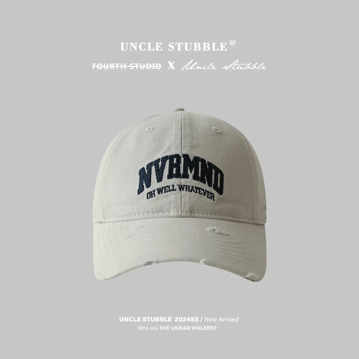 Unisex Frayed Letter Embroidered Baseball Cap - Image 5