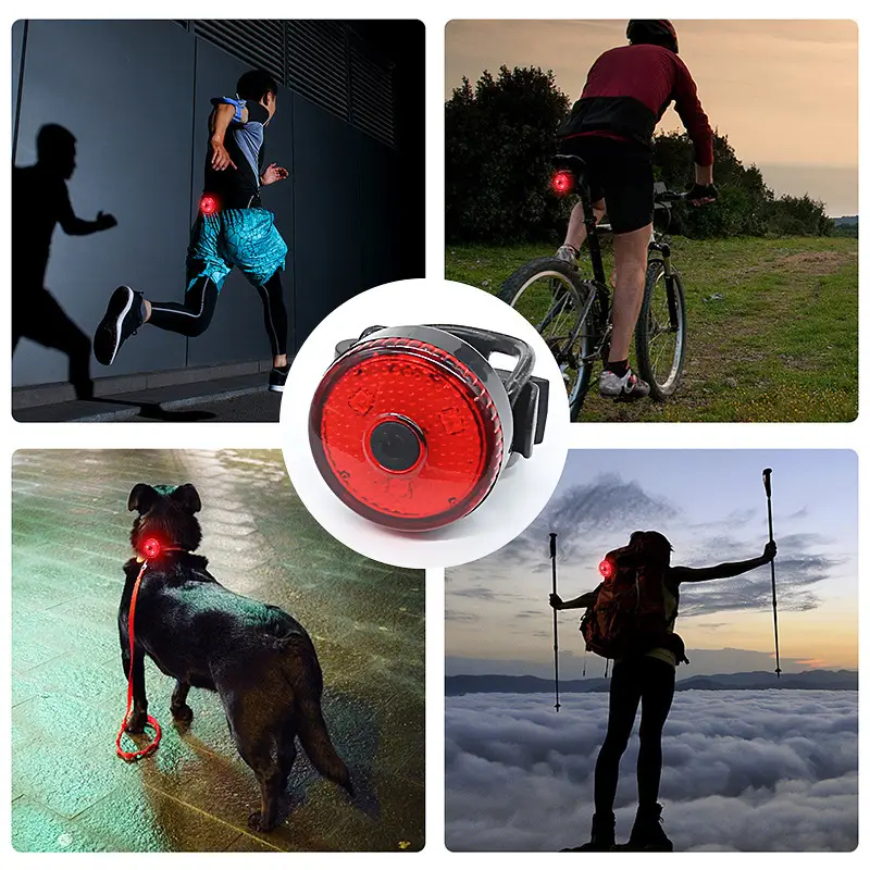 New strap bicycle USB charging creative taillight mountain bike outdoor night riding taillight riding equipment accessories