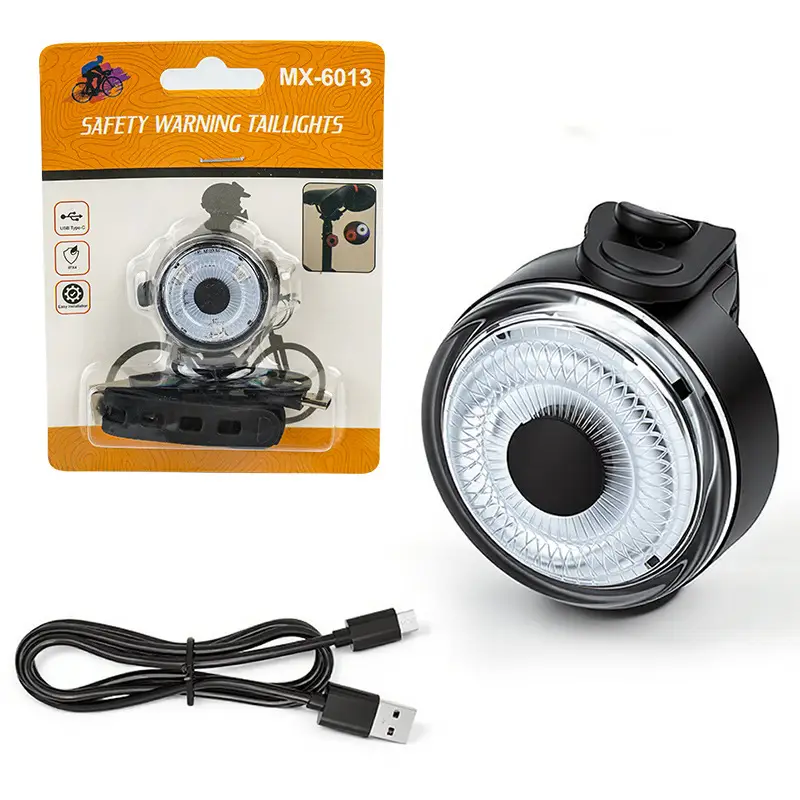 New strap bicycle USB charging creative taillight mountain bike outdoor night riding taillight riding equipment accessories