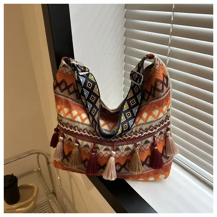 Tassel Artistic Korean Tote Bag Large Capacity — feature 16