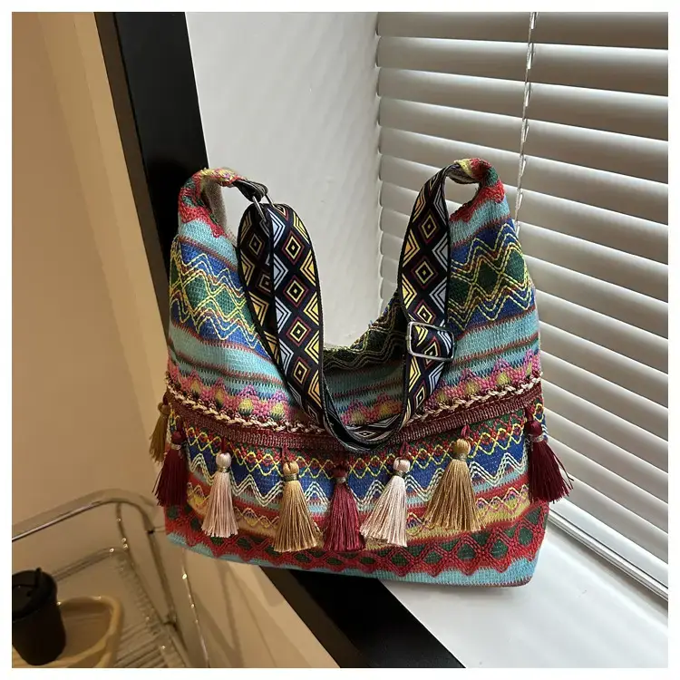Tassel Artistic Korean Tote Bag Large Capacity — feature 18