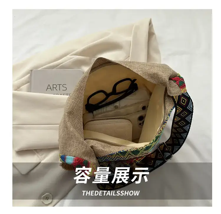 Tassel Artistic Korean Tote Bag Large Capacity — feature 5
