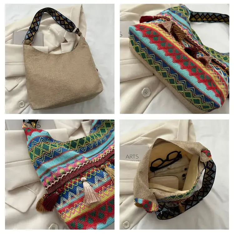 Tassel Artistic Korean Tote Bag Large Capacity — feature 6