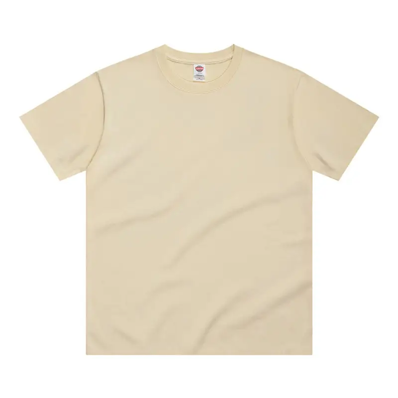 Men Olive Green Cotton T-Shirt Round Neck Short Sleeve - Image 10