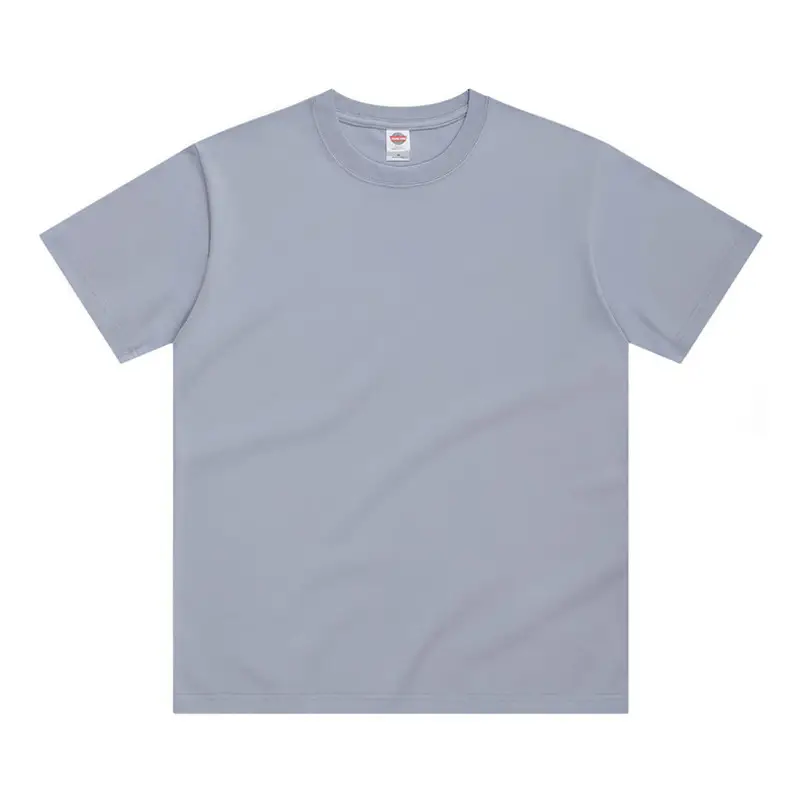 Men Olive Green Cotton T-Shirt Round Neck Short Sleeve - Image 7