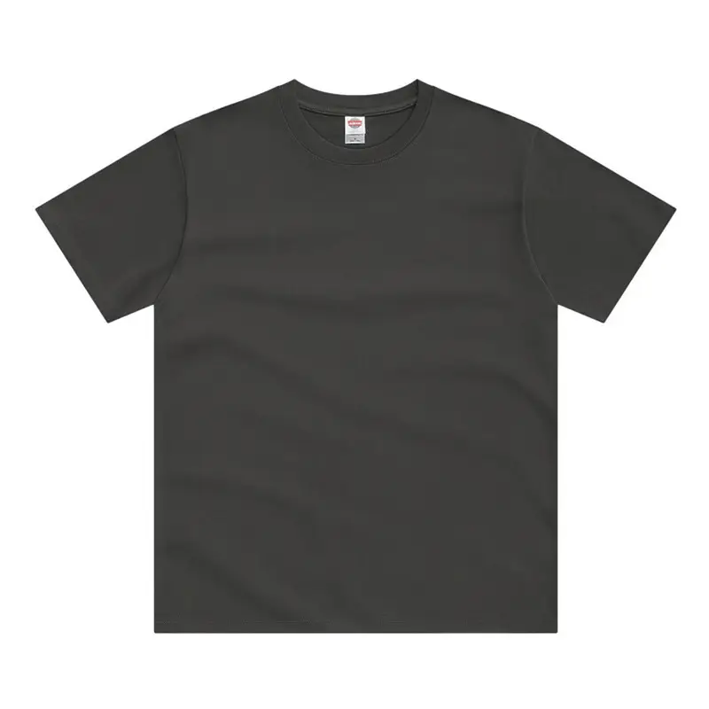 Men Olive Green Cotton T-Shirt Round Neck Short Sleeve - Image 8